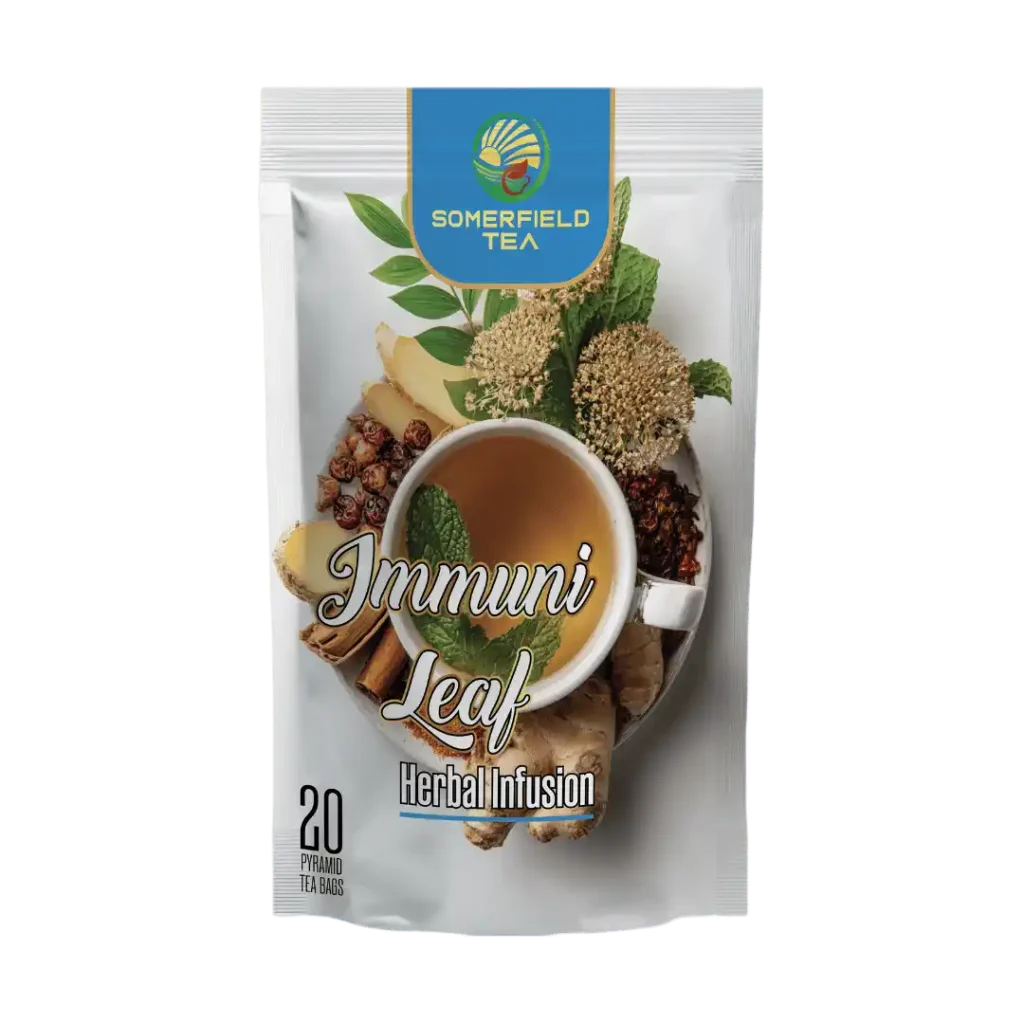 Immuni Leaf Herbal Tea Doypack - Somerfield Tea Sri Lanka | Pure Ceylon Tea